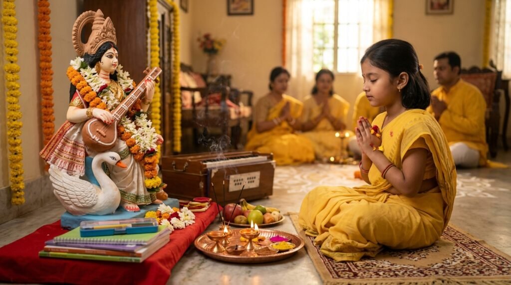 Spiritual Significance of Saraswati Puja