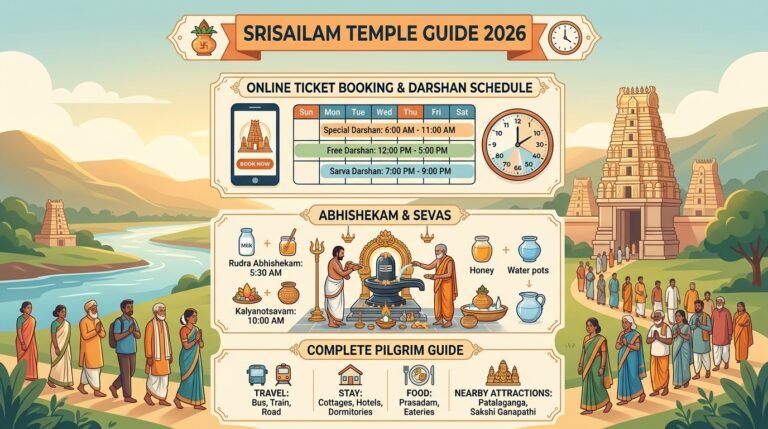 Srisailam Temple Timings 2026