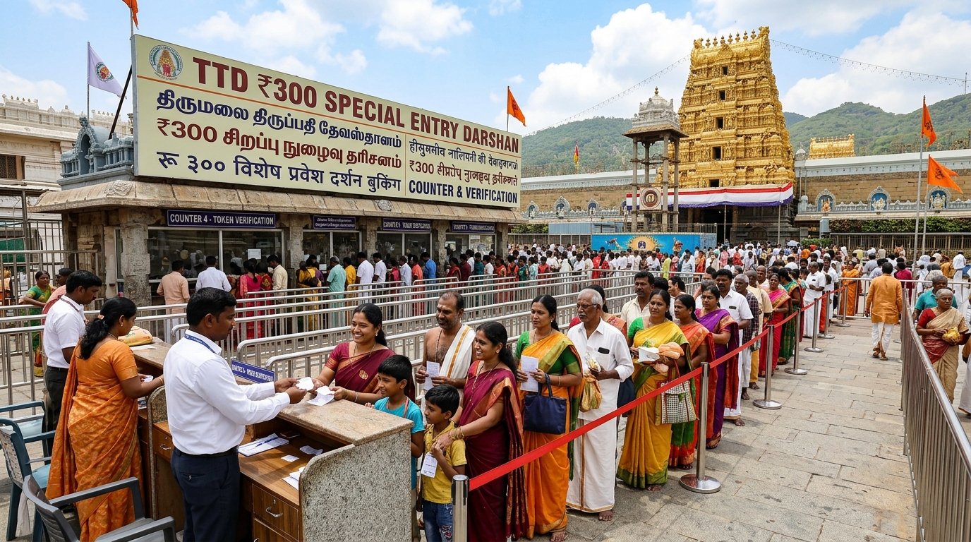 TTD ₹300 Special Entry Darshan
