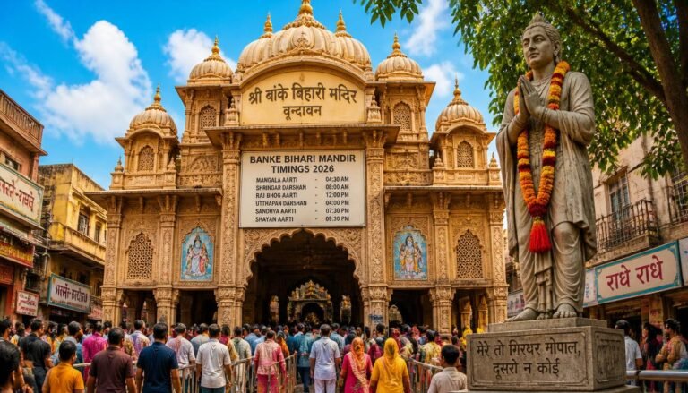 Banke Bihari Mandir Timings