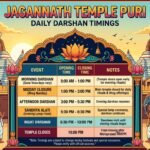 Jagannath Temple Puri Timings