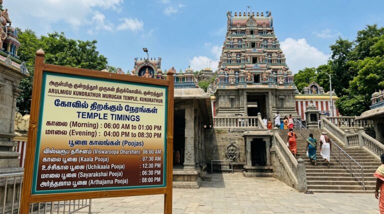 Kundrathur Murugan Temple Timings