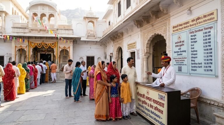 Shrinathji Temple Nathdwara Darshan Booking