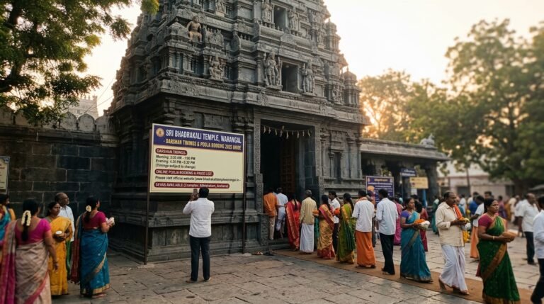 Sri Bhadrakali Temple Warangal Darshan Timings