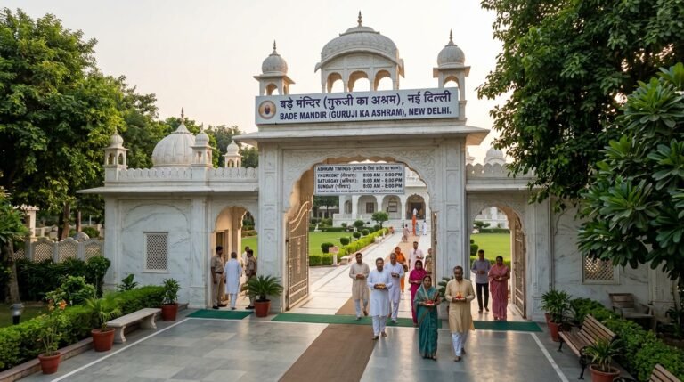 Bade Mandir (Guruji Ka Ashram), Delhi Timings