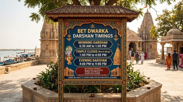 Bet Dwarka Darshan Timings