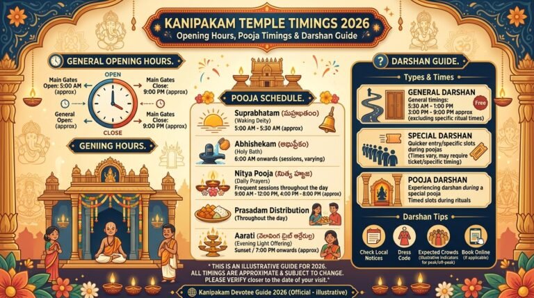 Kanipakam Temple Timings