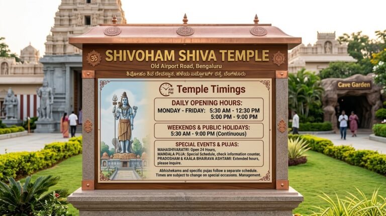 Shivoham Shiva Temple Bengaluru