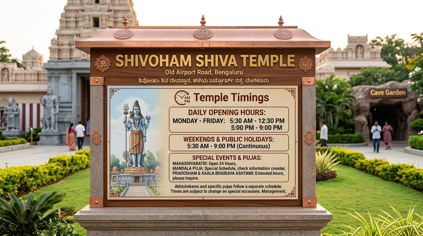 Shivoham Shiva Temple Bengaluru