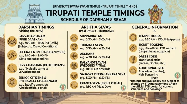 Tirupati Temple Timings