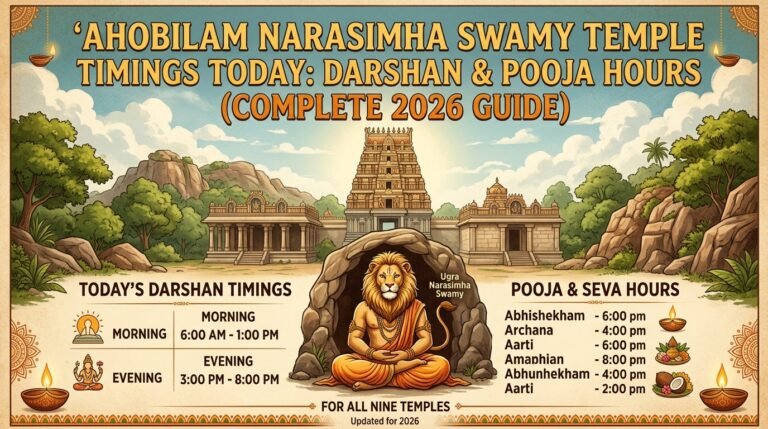 Ahobilam Narasimha Swamy Temple Timings