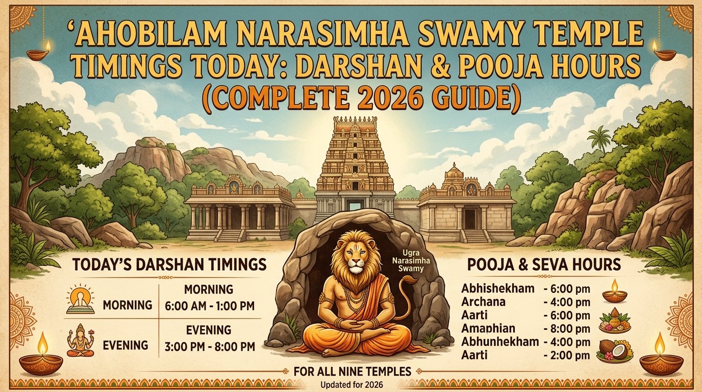 Ahobilam Narasimha Swamy Temple Timings