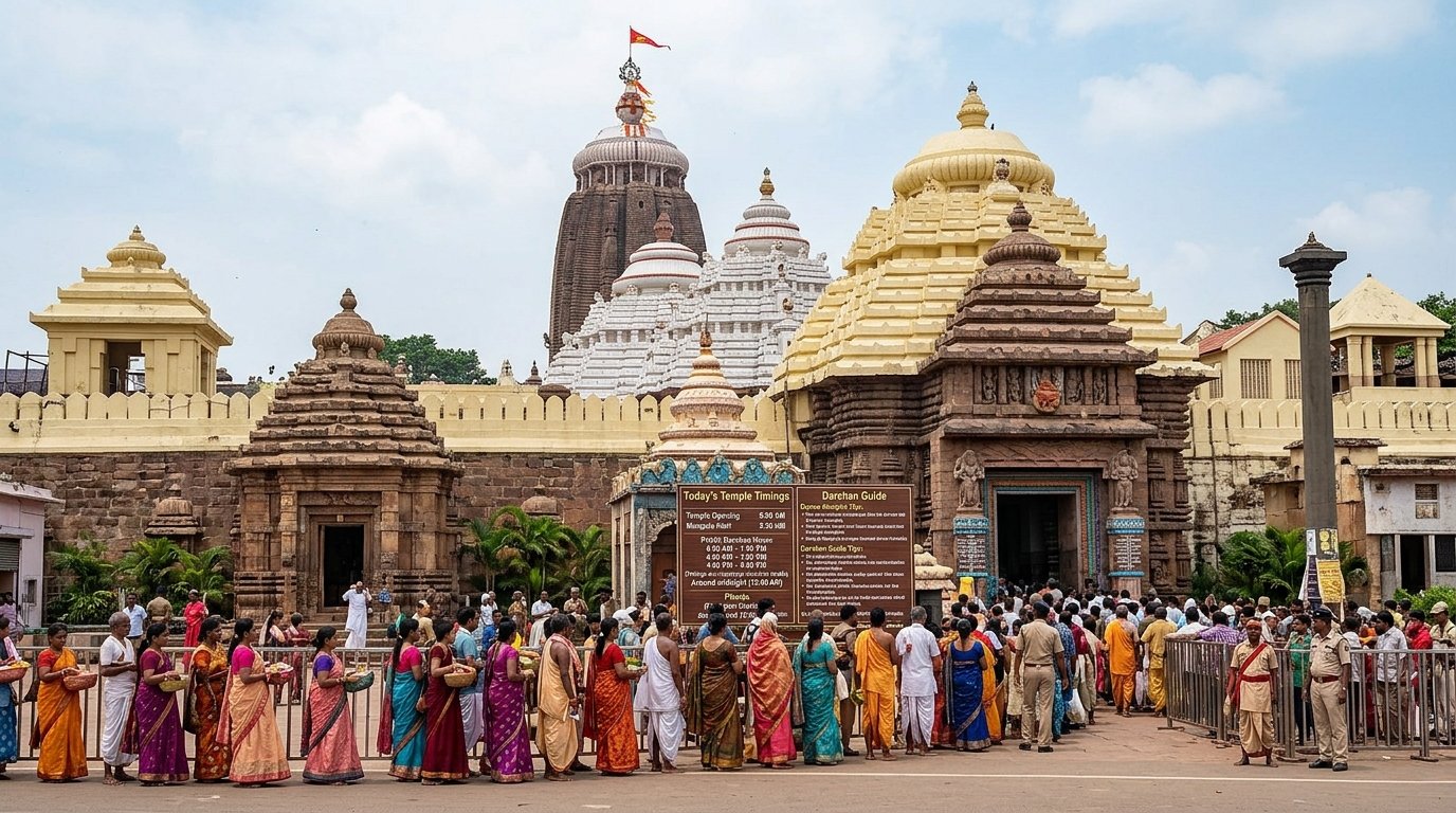 Jagannath Temple Puri Timings Today