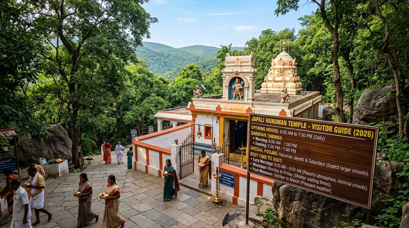 Japali Hanuman Temple Timings