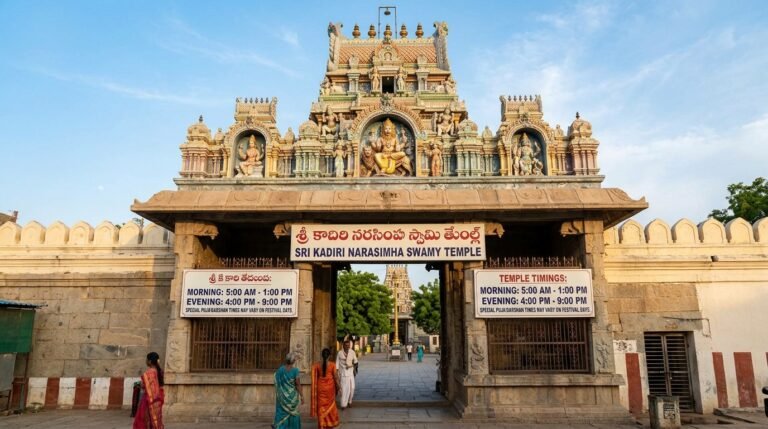 Kadiri Narasimha Swamy Temple Timings
