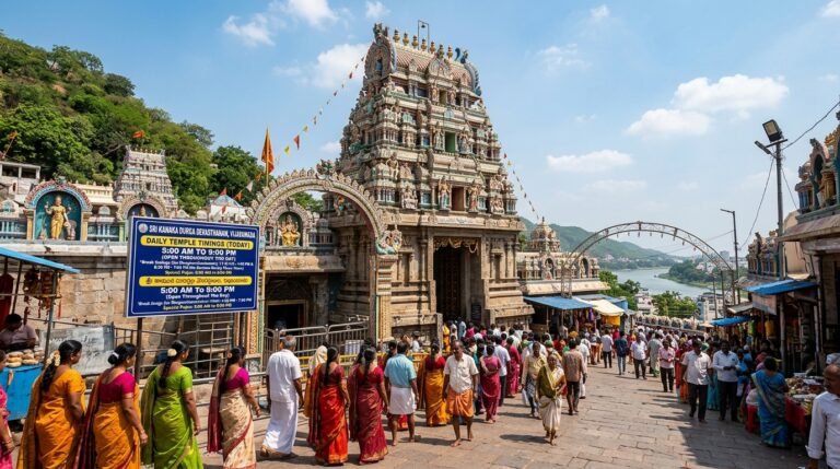 Kanaka Durga Temple Timings Today in Vijayawada