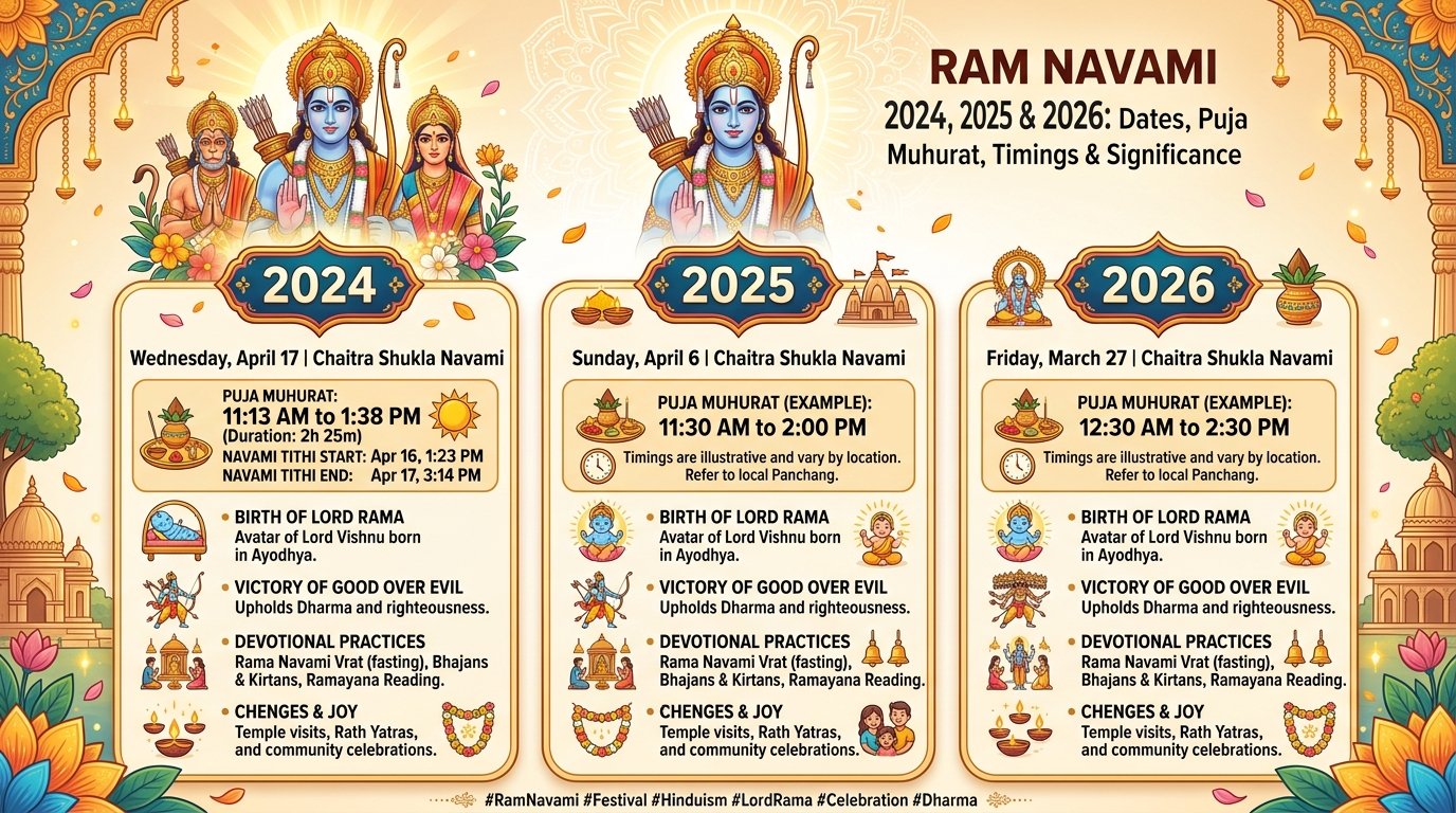 Ram Navami 2024, 2025 & 2026