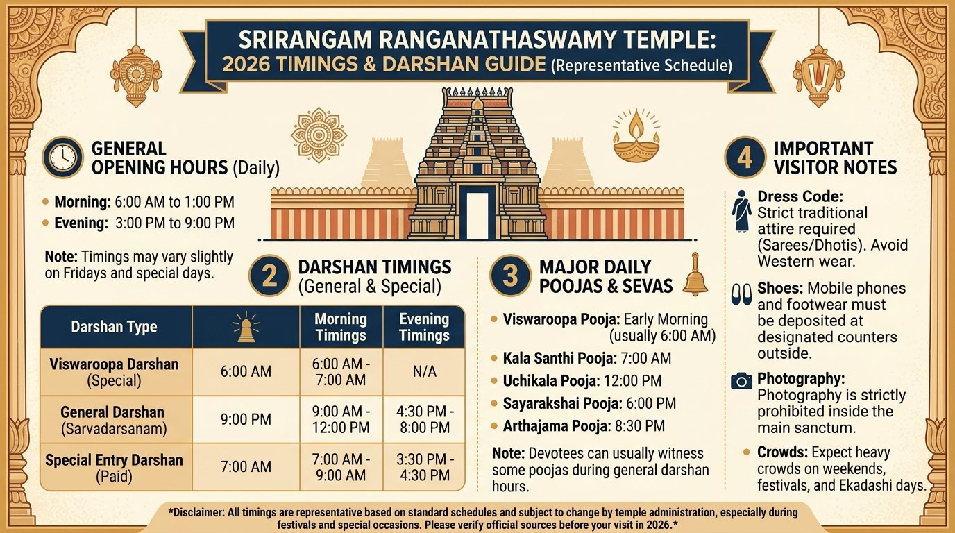 Samayapuram Mariamman Temple Timings Today