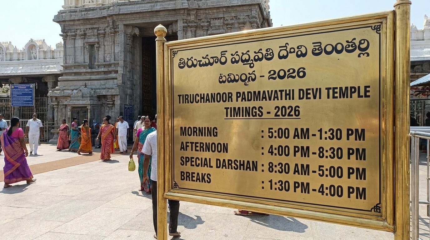 Tiruchanoor Padmavathi Devi Temple Timings