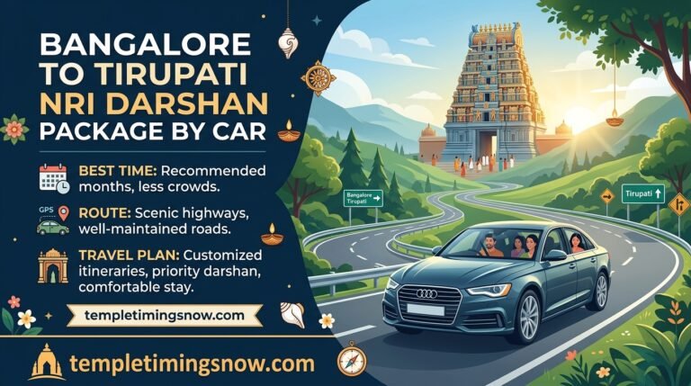 Bangalore to Tirupati NRI Darshan Package by Car