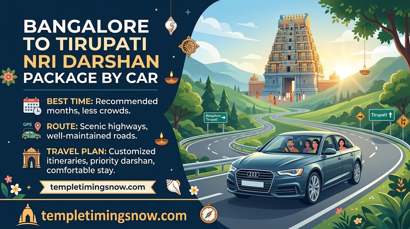 Bangalore to Tirupati NRI Darshan Package by Car