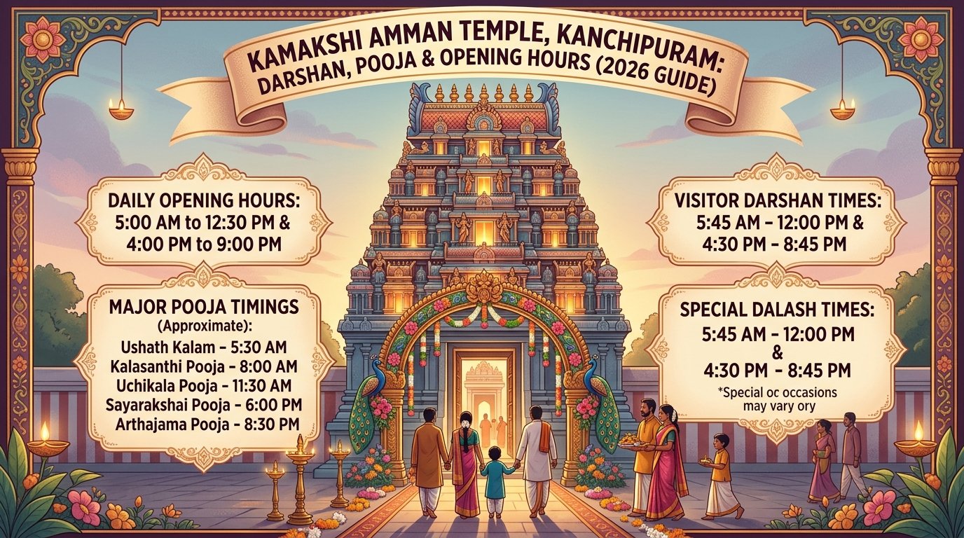Kamakshi Amman Temple Timings