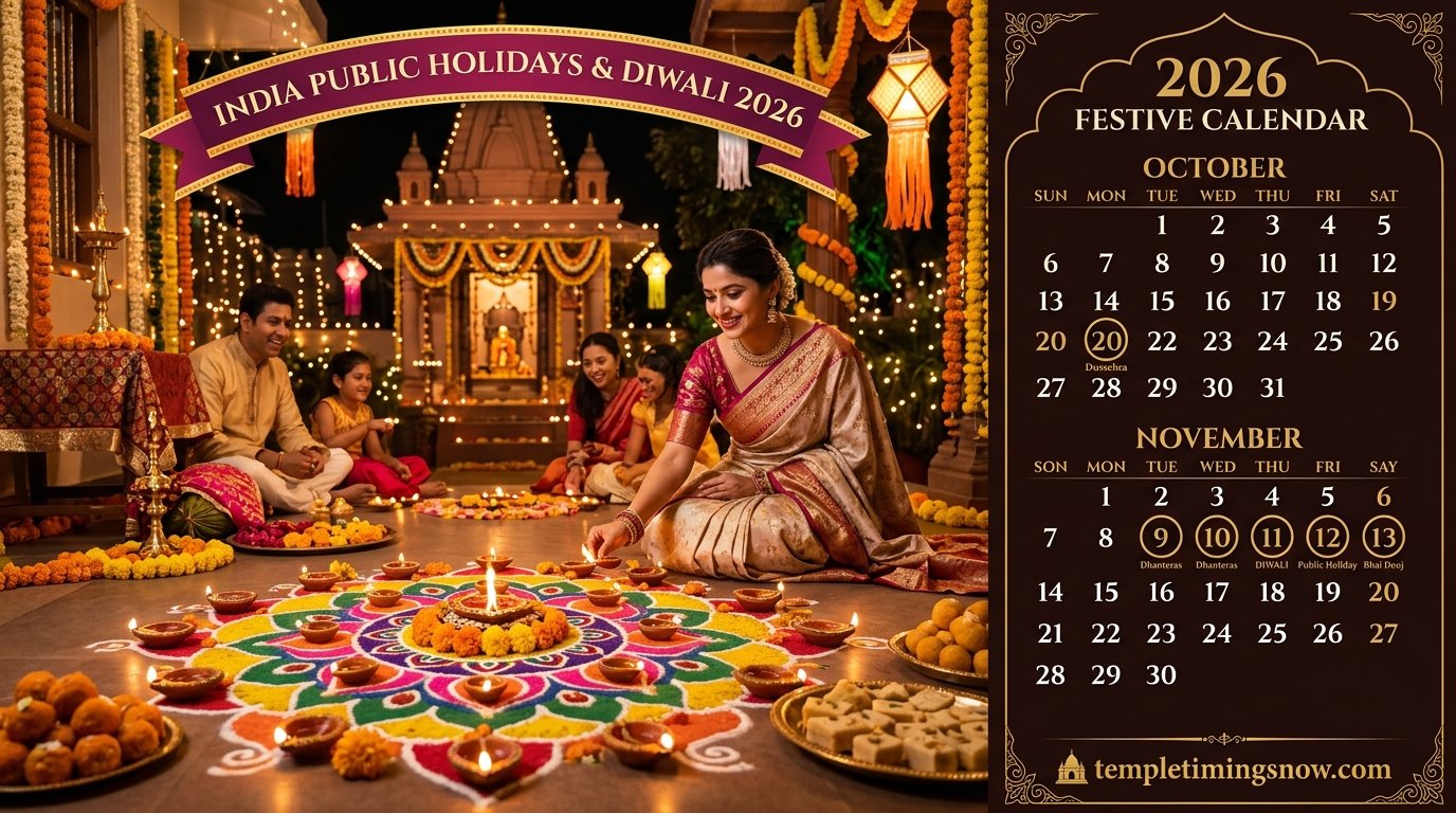 Public Holidays and Diwali 2026