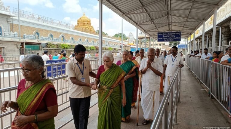 Senior Citizen Darshan at Tirumala