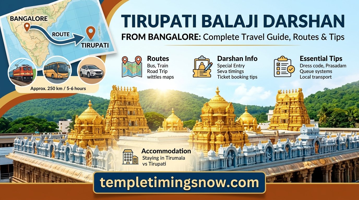Tirupati Balaji Darshan from Bangalore